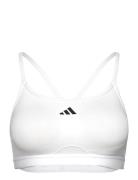 Aerct Ls Bra Sport Bras & Tops Sports Bras - All White Adidas Performance