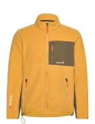 Sherburne Polartec 200 Mix Media Full Zip Fleece Chai Tea Tops Sweatshirts & Hoodies Fleeces & Midlayers Yellow Timberland