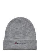 Beanie Cap Accessories Headwear Beanies Grey Champion