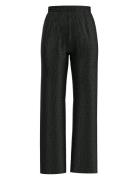 Slfanita Tinni Hw Relaxed Pants Bottoms Trousers Straight Leg Black Selected Femme