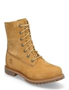 Mid Warm Lined Waterproof Boot Shoes Boots Ankle Boots Laced Boots Beige Timberland