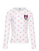 Tshirt Tops T-shirts Long-sleeved T-Skjorte Pink Minnie Mouse