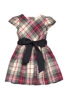 Plaid Twill Dress & Bloomer Dresses & Skirts Dresses Baby Dresses Short-sleeved Baby Dresses Multi/patterned Ralph Lauren Baby