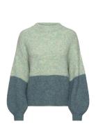 Patrisia New Block Knit Tops Knitwear Jumpers Green A-View