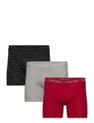 Boxer Brief 3Pk Boxershorts Grey Calvin Klein