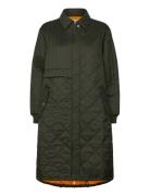 Recy Shine Clio Coat Foret Jakke Khaki Green Mads Nørgaard