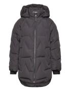 Jacket - Quilt Outerwear Jackets & Coats Quilted Jackets Grey Color Kids