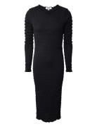 Structured Dress Dresses & Skirts Dresses Casual Dresses Long-sleeved Casual Dresses Black Hound