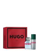 Hugo Man Edt 75Ml/Deo Spray 50Ml 125 Ml Beauty Men All Sets Nude Hugo Boss Fragrance