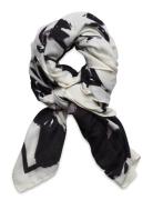 Scarf Brushed Flora Accessories Scarves Lightweight Scarves Black Lindex