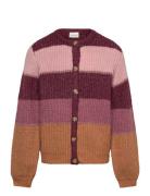 Cardigan Ls Knit Tops Knitwear Cardigans Pink Minymo