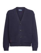 3/15 Wool/Cash Rws-Lsl-Crd Tops Knitwear Cardigans Navy Polo Ralph Lauren