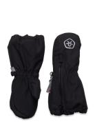 Mittens Long W. Zipper Accessories Gloves & Mittens Mittens Black Color Kids