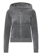 Robertson Hoodie Tops Sweatshirts & Hoodies Hoodies Grey Juicy Couture