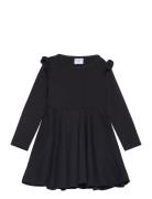 Flared Dress Dresses & Skirts Dresses Casual Dresses Long-sleeved Casual Dresses Black Geggamoja