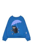 Duggregn Collegetröja Tops Sweatshirts & Hoodies Sweatshirts Blue MUMIN