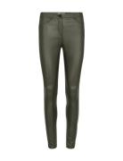 Sc-Pam Bottoms Trousers Leather Leggings-Bukser Khaki Green Soyaconcept