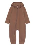 Wholesuit Fleece Outerwear Fleece Outerwear Fleece Suits Brown En Fant