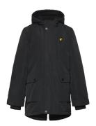 Fleece Lined Padded Coat Foret Jakke Black Lyle & Scott