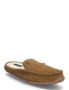 Suede-Brenan Scuff-Ds-Slp Slippers Hjemmesko Brown Polo Ralph Lauren