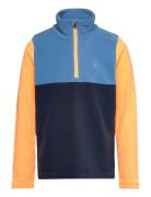 Fleece Pulli - Colorblock Outerwear Fleece Outerwear Fleece Jackets Multi/patterned Color Kids