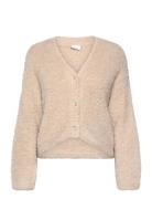 Ambra Cropped Cardigan Tops Knitwear Cardigans Beige Dante6