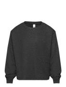 Vmkanva Ls Top Jrs Girl Tops Sweatshirts & Hoodies Sweatshirts Black Vero Moda Girl