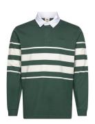 Union Rugby Carter Stripe Bist Tops Polos Long-sleeved Green LEVI´S Men