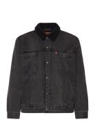 Type 3 Sherpa Trucker Mothersh Jakke Denimjakke Black LEVI´S Men