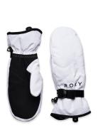 Roxy Jetty Solid Mitt Accessories Gloves & Mittens Mittens White Roxy