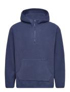 Hooded Sherpa Pullover Sargass Tops Sweatshirts & Hoodies Hoodies Blue LEVI´S Men