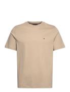 Ess Seasonal Reg Fit Solid Tee Tops T-Kortærmet Skjorte Beige Tommy Hilfiger