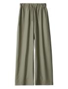 Vacant Pants Dusty Olive Lyocell Bottoms Trousers Wide Leg Khaki Green A Part Of The Art