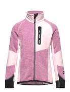 Fleece Sweater, Laskien Outerwear Fleece Outerwear Fleece Jackets Pink Reima