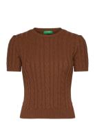 Sweater Tops Knitwear Jumpers Brown United Colors Of Benetton