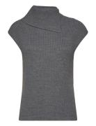 Turtle Neck Sweater Tops Knitwear Jumpers Grey United Colors Of Benetton