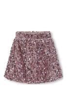 Kmgconfidence Sequins Skirt Jrs Dresses & Skirts Skirts Short Skirts Pink Kids Only