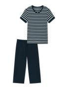 Pyjamas 3/4-Length Midnight Blue - Casual Essentials Pyjamas Nattøj Navy Schiesser