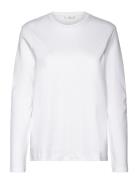 Long Sleeve Cotton T-Shirt Tops T-shirts & Tops Long-sleeved White Mango