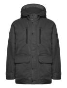 Anf Mens Outerwear Parka Jakke Black Abercrombie & Fitch