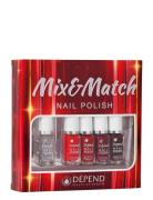 Nail Polish 5-Pack Neglelak Makeup Nude Depend Cosmetic