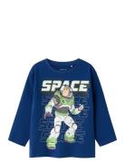 Nmmodall Toystory Ls Nreg Top Wdi Tops T-shirts Long-sleeved T-Skjorte Blue Name It