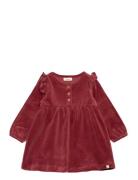 Nbfsaga Ls Dress Lil Dresses & Skirts Dresses Baby Dresses Long-sleeved Baby Dresses Red Lil'Atelier