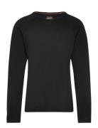 K 200 Oasis Ls Crewe Tops T-shirts Long-sleeved T-Skjorte Black Icebreaker