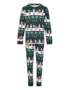 The Jolly Good Pyjamas Kids Pyjamassæt Green Christmas Sweats