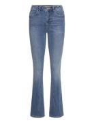 Vmflash Mr Flared Pocket Jeans Li347 Bottoms Trousers Flared Blue Vero Moda