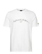 Established 1874 Graphic T-Shirt Tops T-Kortærmet Skjorte White Lyle & Scott