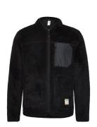 Wood Fleece Jacket Tops Sweatshirts & Hoodies Fleeces & Midlayers Black Fat Moose