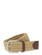 Leather-Trim Braided Belt Accessories Belts Braided Belt Beige Polo Ralph Lauren