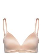 Body Make-Up Soft Touch P Ex Lingerie Bras & Tops T-shirt Bras Beige Triumph